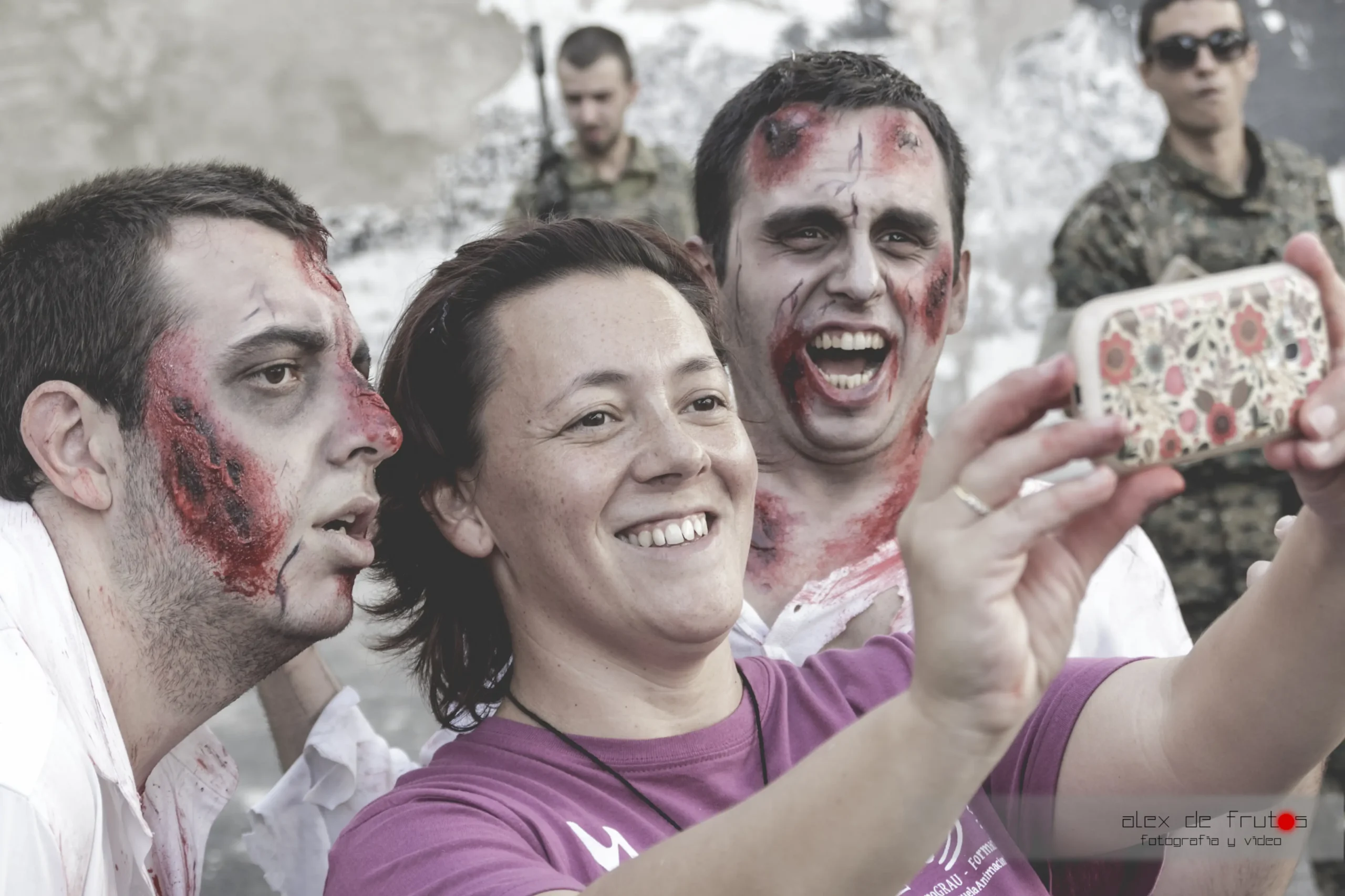 Participantes gymkhana zombie attack